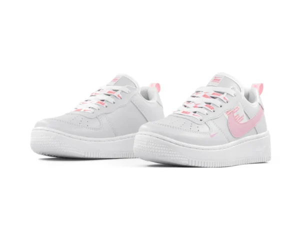 Tenis 275 Blanco Rosa 2